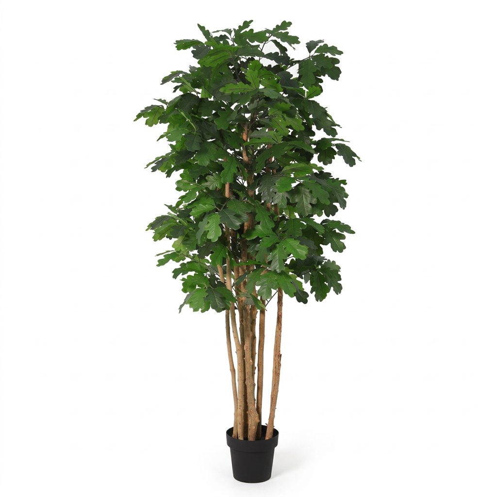 Kunstpflanze Eichenbaum 170 cm grün naturgetreu