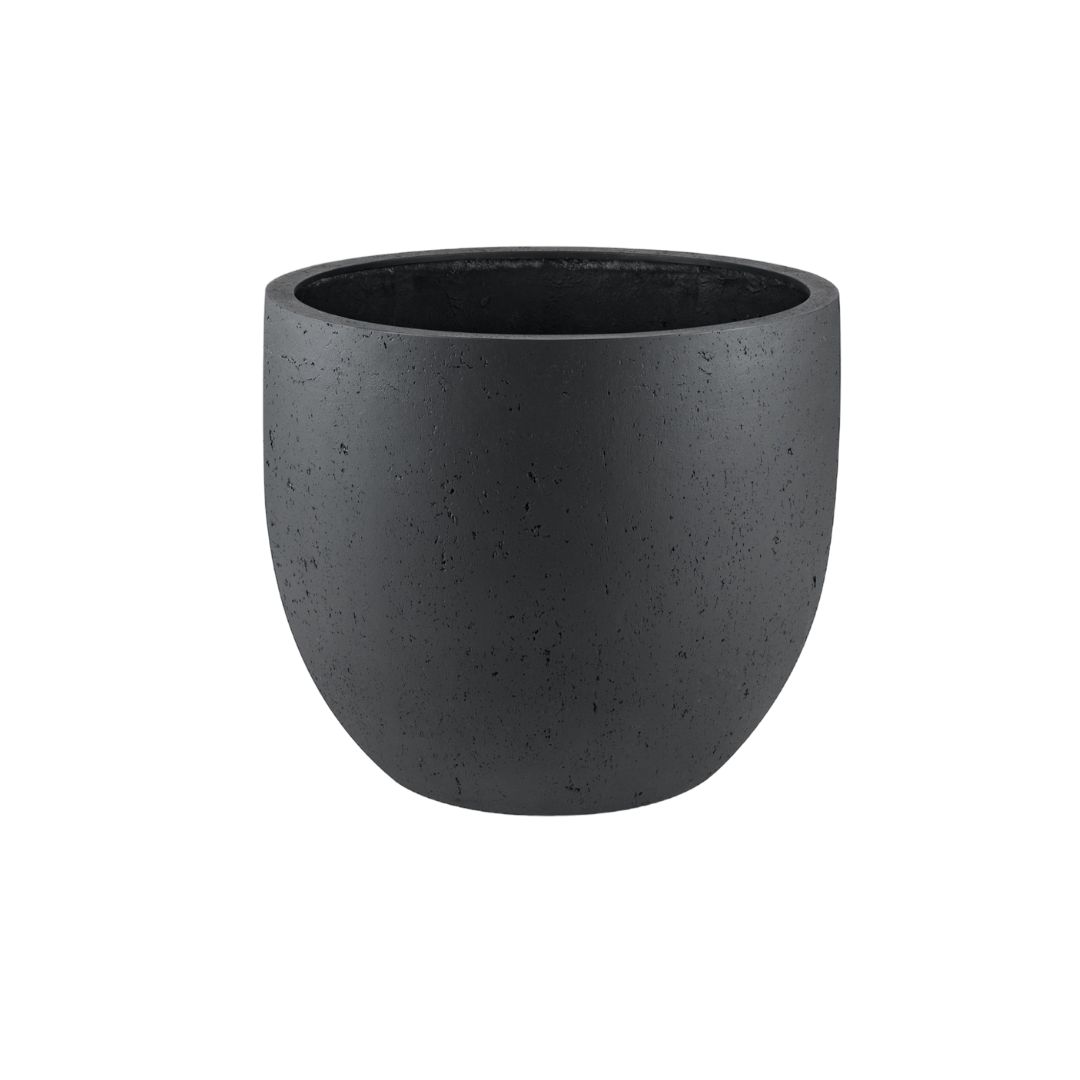 Fabien Blumentopf Anthrazit 45 cm | Großer Pflanztopf