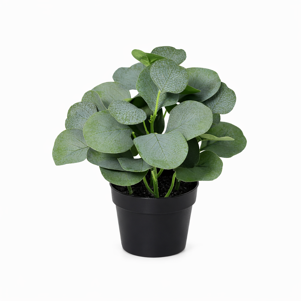 Kunstpflanze Eukalyptus 21 cm – künstlicher Eukalyptus kompakt