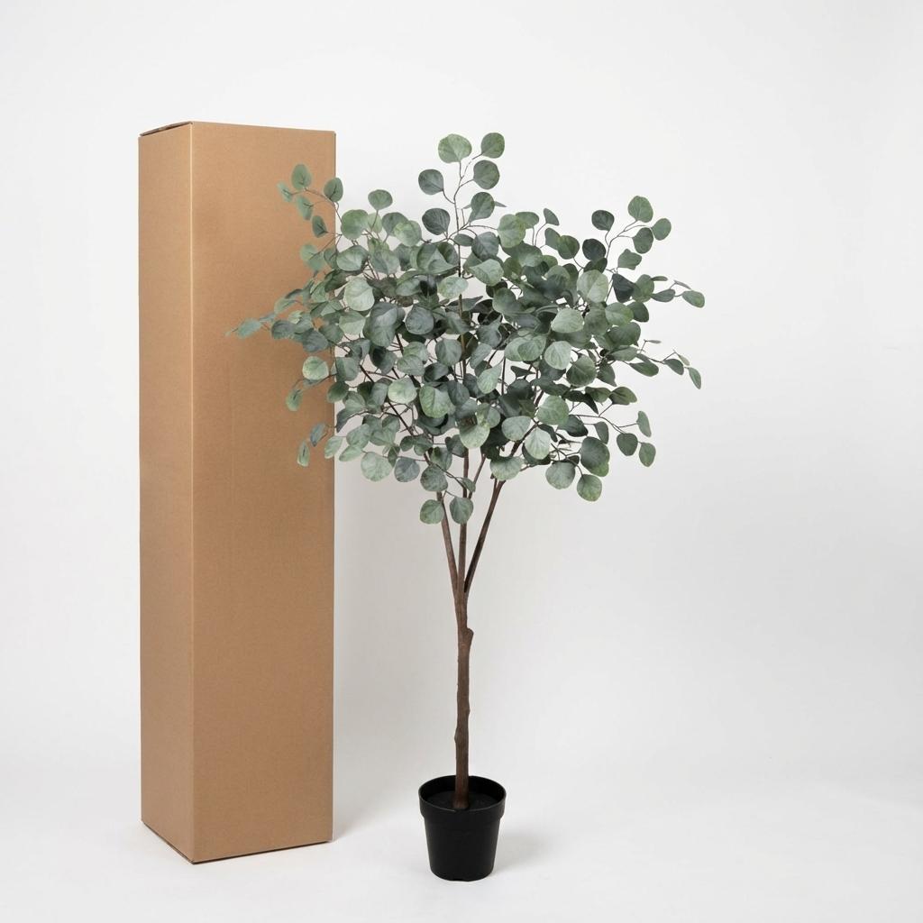 Eukalyptus Kunstpflanze 150 cm – stilvoller Kunstbaum natürlich