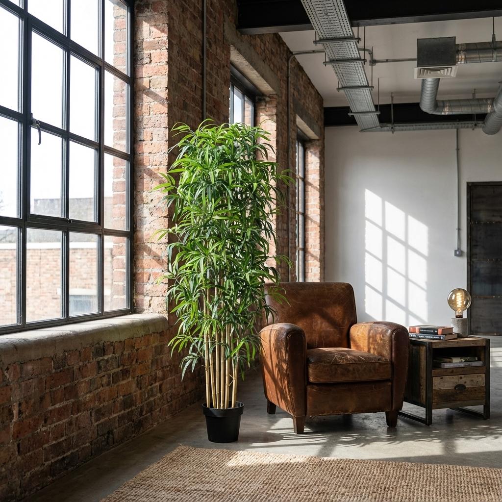 Kunstpflanze Bambus 150 cm mit natürlicher, ruhiger Ausstrahlung