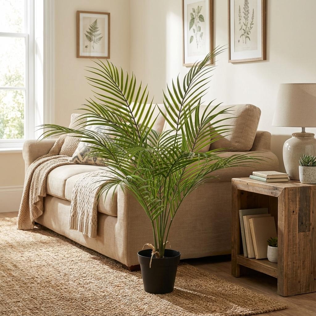 Kunstpflanze Kentiapalme 65 cm tropisch naturgetreu